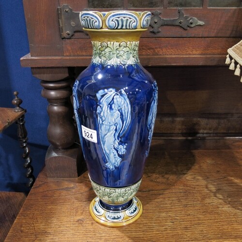Doulton Lambeth, a stoneware vase with classical figures in ...
