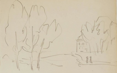 E.L. Kirchner (1880-1938) Pencil Drawing