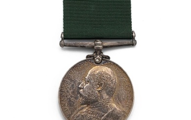 EVII Volunteer Long Service Medal of Captain & Q.M. Charles ...
