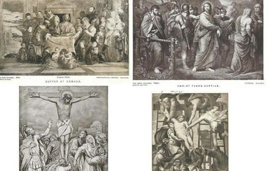 Early 1900's Half Tone Prints, The Crucifixion, Jesus