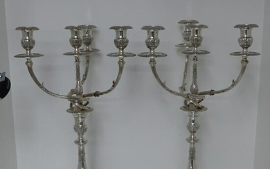 Early 19th Century Antique George IV Pair Old Sheffield