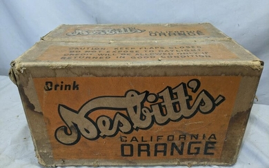 Early Nesbitt's California Orange Cardboard Soda Pop Ca