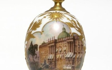 Easter Egg Flacon with Veduta of the Berlin City Palace