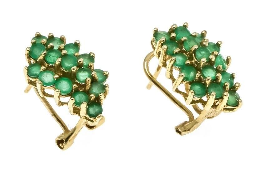 Emerald clip earrings GG 585/