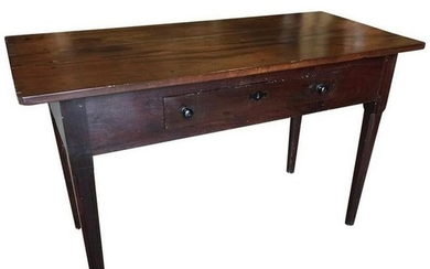 English Serving Table In Mahogany, C. 1820.