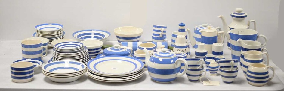 Extensive collection of Cornish kitchenware.
