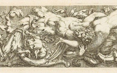 Francis Cleyn (1582-1658) Varii Zophori, figuris animalium ornati, per Fran Clein MDCXLV [Various friezes decorated with the figures of animals]