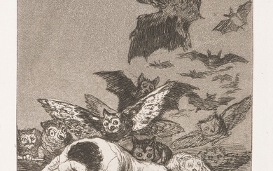 Francisco de Goya y Lucientes (1746-1828) Los Caprichos. 1799. Un album in-4 [260 x 335]...