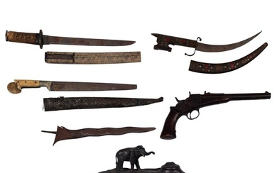 Gen. Sherman's Pistol, Collection of Asian Daggers & Objet d'Art