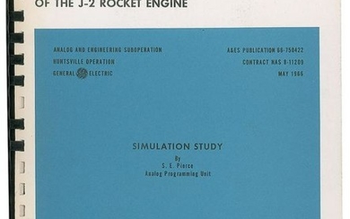 General Electric J-2 Rocket Engine Simulation Study