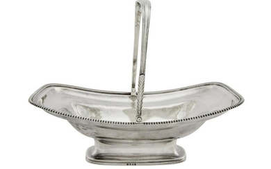 George II silver cake basket, Nutting & Hennell