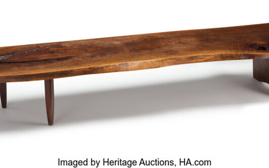 George Nakashima (1905-1990), Slab I Coffee Table (designed circa 1940)