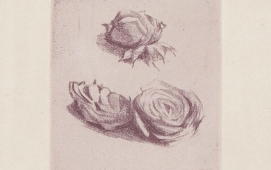 Gérard de PALEZIEUX (1919-2012), "Trois roses"