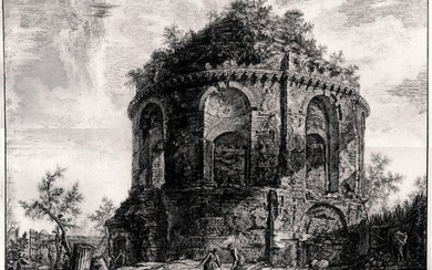 Giovanni Battista Piranesi - Tempio della Tosse - First state