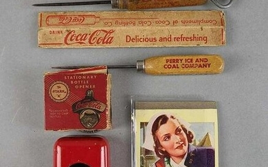 Group of Coca-Cola Advertising items
