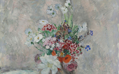 Henri Lebasque (1865-1937), Fleurs dans un vase