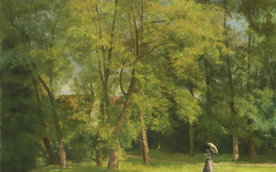 Henri Rouart (1833-1912), Élégante au parc