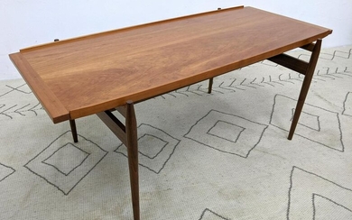 High Quality Artist Signed Coffee Cocktail Table. Raise