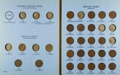Indian Head Cent Collection 1860-1909