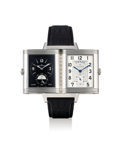 Jaeger-LeCoultre. A Stainless Steel Limited Edition Dual Time Wristwatch with Date