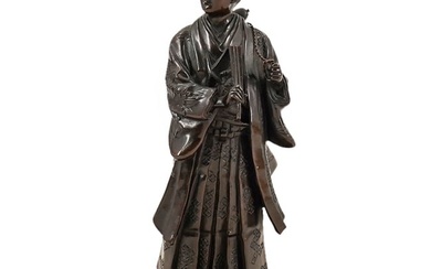 Japanese Bronze Figure by Miyao
