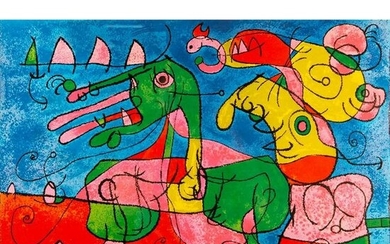 Joan Miro (Spanish 1893-1983) Lithograph, Ubu Roi