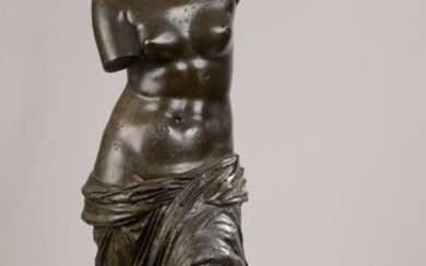 John WALZ (1844-1922) Vénus de Milo d’après l’antique Bronze à patine brun clair. Signé J...