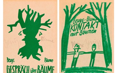 Joseph Beuys (1921 Krefeld - Düsseldorf 1986) & Bernhard Blume (1937 Dortmund - Köln 2011)