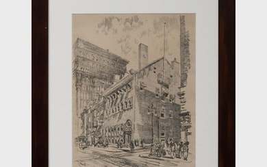 Joseph Pennell (1857-1926): The New York Stock Exchange