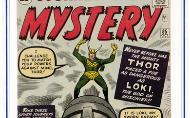 Journey Into Mystery #85 (Marvel, 1962) CGC FN/VF 7.0...