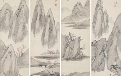 LIANG YUWEI (1844-1917) Landscapes
