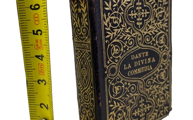 LIVRES MINIATURES -- DANTE ALIGHIERI. La Divina Commedia. Firenze, G. Barbèra, 1898. vii, (3), 455...