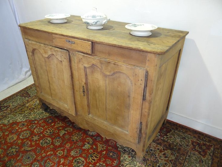 LOUIS XV STYLE FADED FRUITWOOD BUFFET