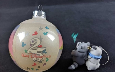 Lot Of Two Retired Disney Ornaments