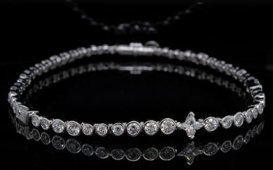 Louis Vuitton 5.00ctw VVS1-VVS2/E-F Diamond Bracelet