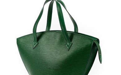 SOLD. Louis Vuitton: A "St-Jacques" bag of green Epi leather, green leather trimmings, gold tone hardware and two handles. – Bruun Rasmussen Auctioneers of Fine Art
