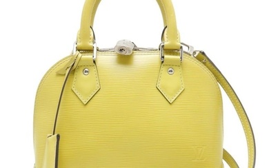 Louis Vuitton Epi LOUIS VUITTON Alma BB M40981 Handbag Pistache 250852