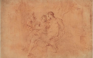 Luca Giordano (Napoli 1634-1705), Rinaldo nelle braccia