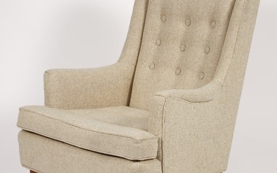 MCM Foster's Lounge Armchair on Tapered Teak Legs