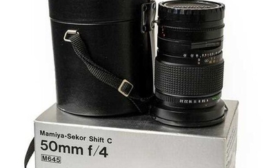Mamiya-Sekor Shift C F4 50mm Lens no.13582 (in original...