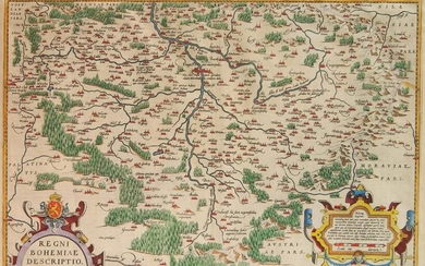 Map- ''Bohemia. Regni Bohemiae descriptio