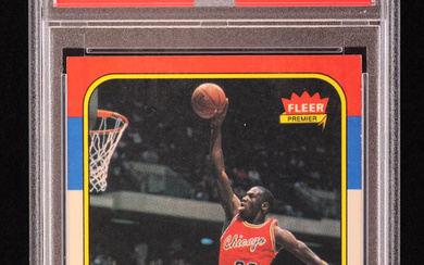 Michael Jordan 1986-87 Fleer #57 RC (PSA 8)