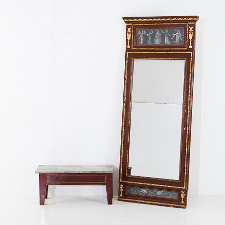 Mirror with console table Gustavian style Spegel med konsolbord gustaviansk stil