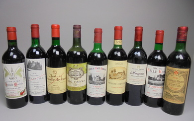 Mixed lot Bordeaux 1955-1986