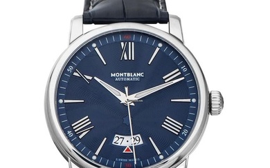 Montblanc 4810 119960 - 4810 Automatic Blue Dial Stainless Steel Men's Watch
