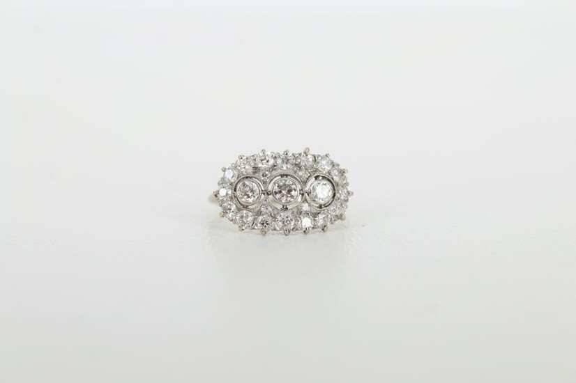 Multi-Stone Victorian Style Diamond Ring