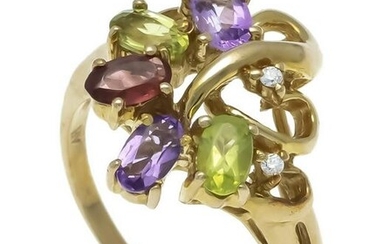 Multicolor ring GG 333/000 wit