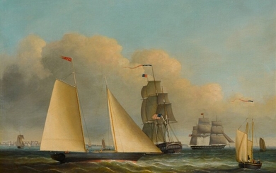 "Northern Light" in Boston Harbor 1845, Brian Coole