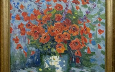 Oil painting Poppies Golub Stepan Filippovich