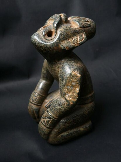 Olmec Were jaguar seated figure